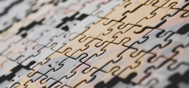 brown and black jigsaw puzzle by Sigmund courtesy of Unsplash.